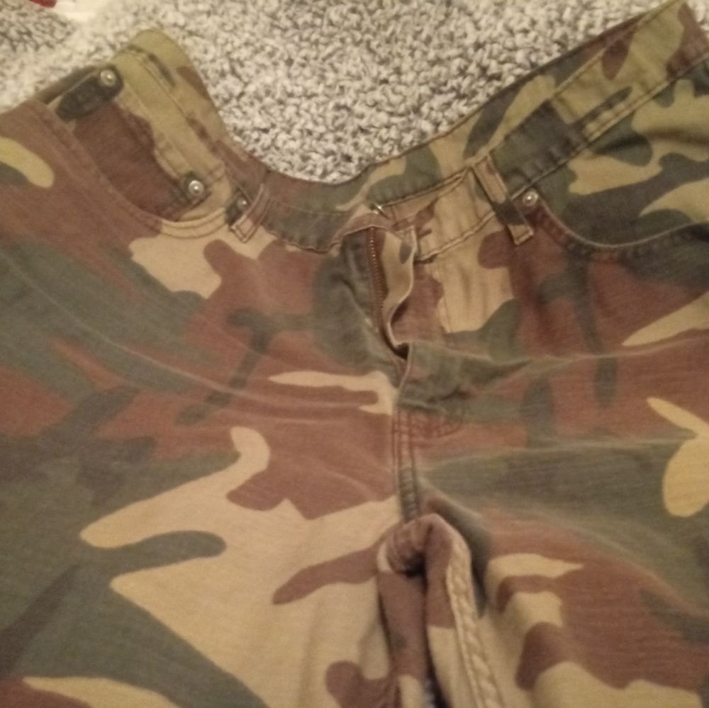 Mens camouflage shorts